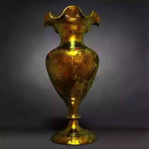 Vase Metallic Decoration