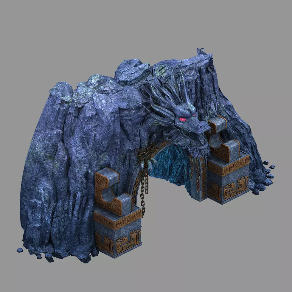 Zhentian Palace-Shimen 3D model_0