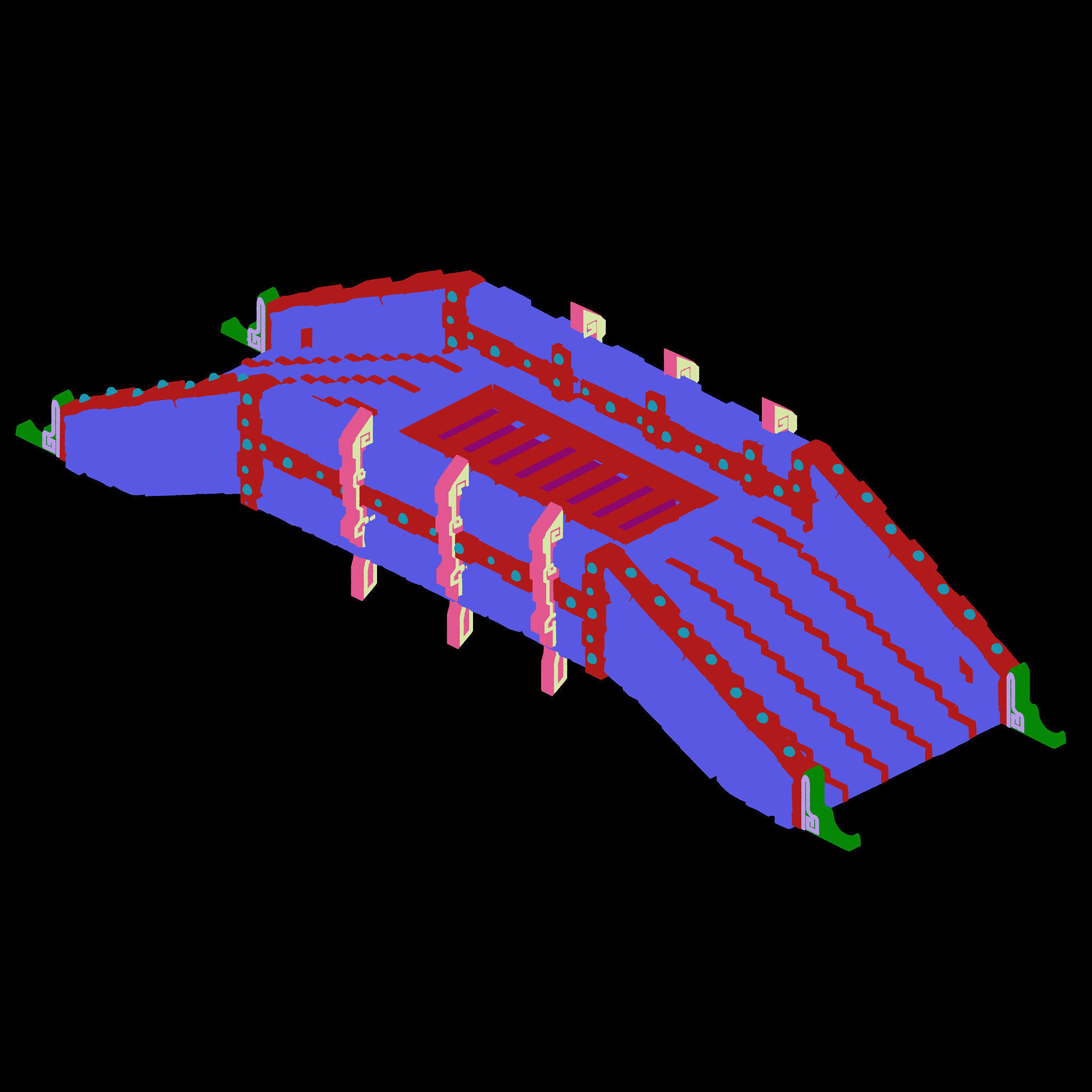Zhentian Palace-Stone Bridge 04 3D model_2