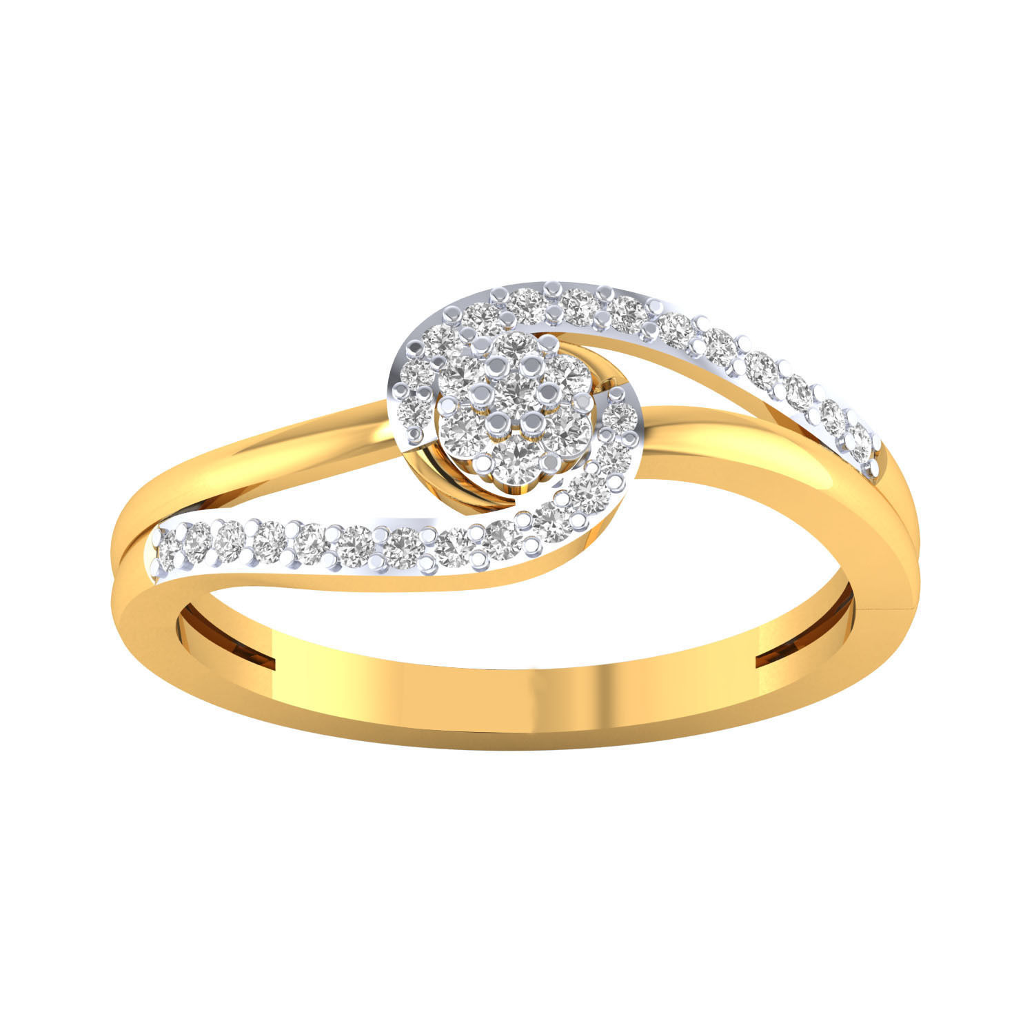 Women ring 3dm render 3D print model 3D print model_7