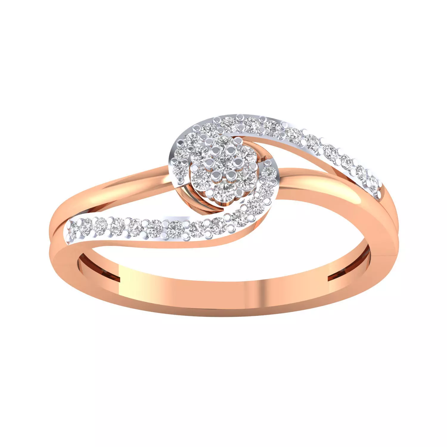 Women ring 3dm render 3D print model 3D print model_0