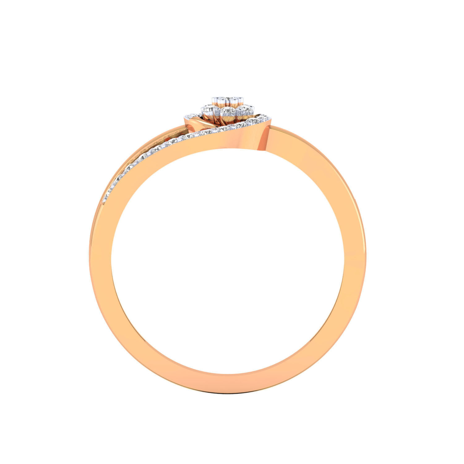 Women ring 3dm render 3D print model 3D print model_9