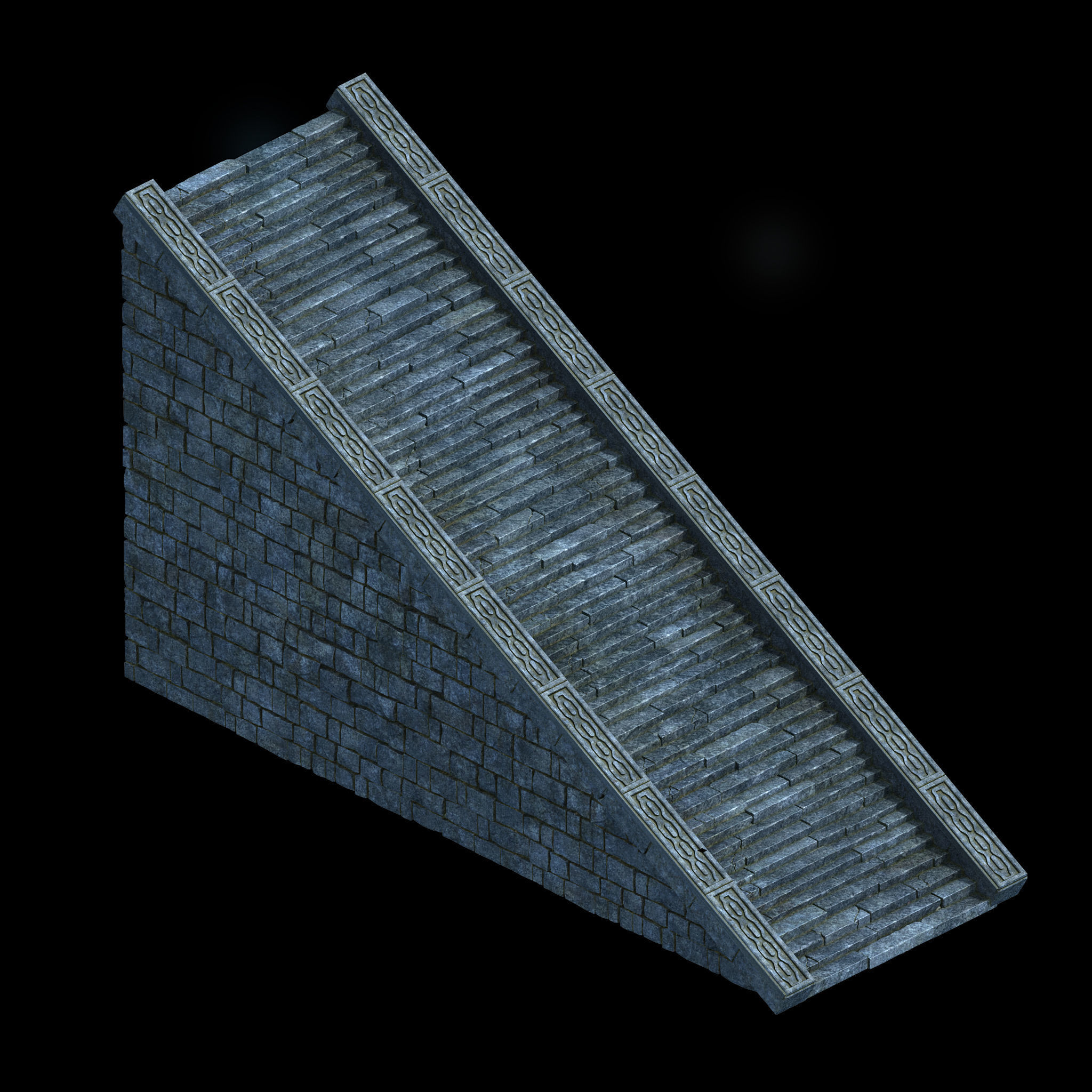Zhentian Palace-Ladder 3D model_1