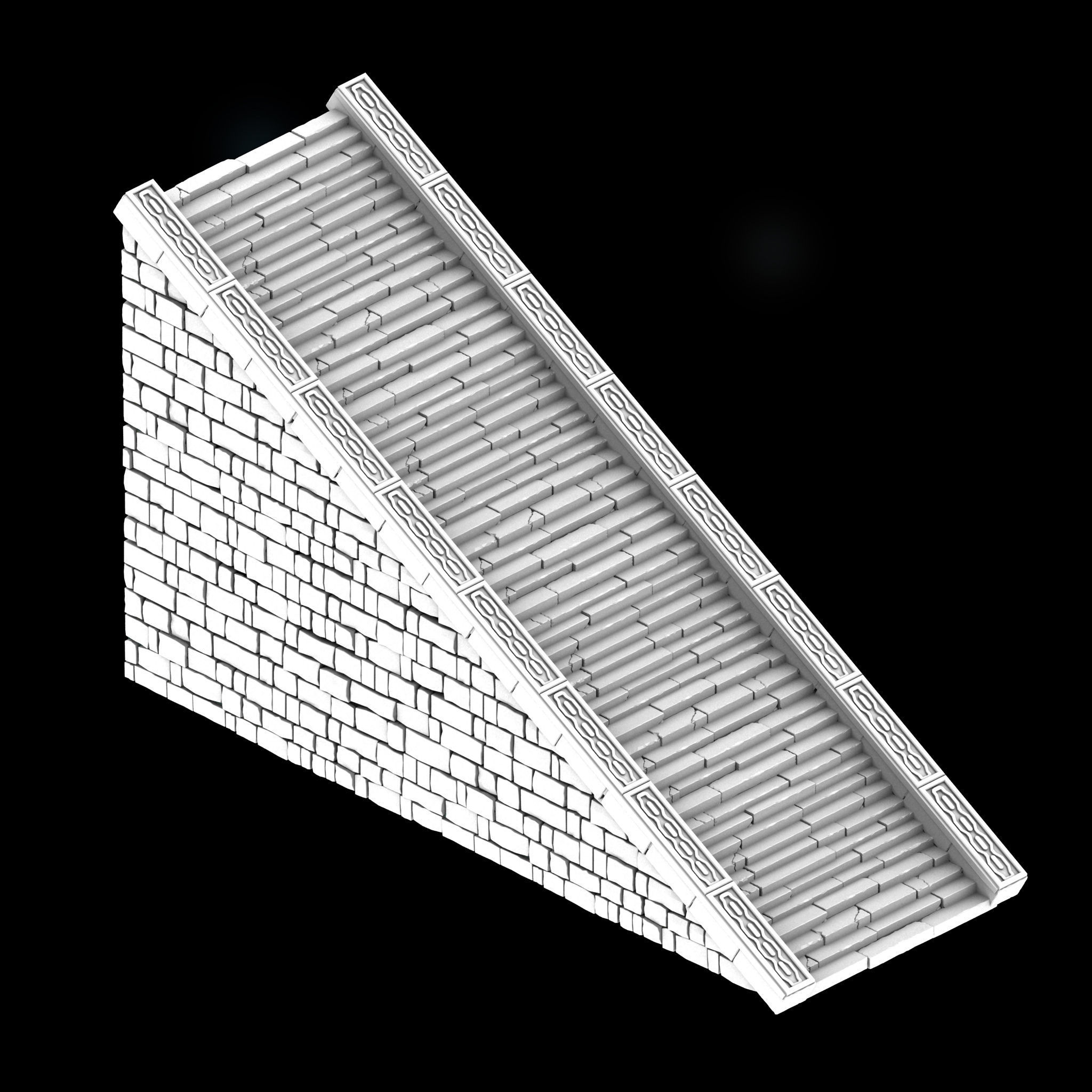 Zhentian Palace-Ladder 3D model_3