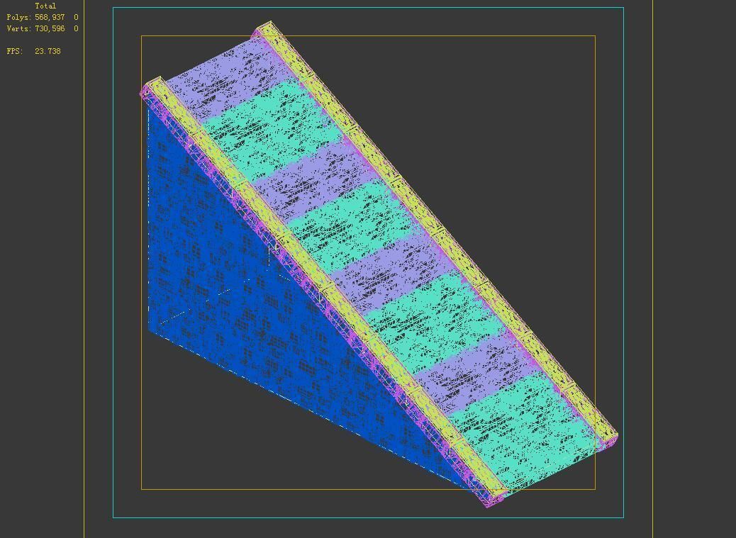 Zhentian Palace-Ladder 3D model_4