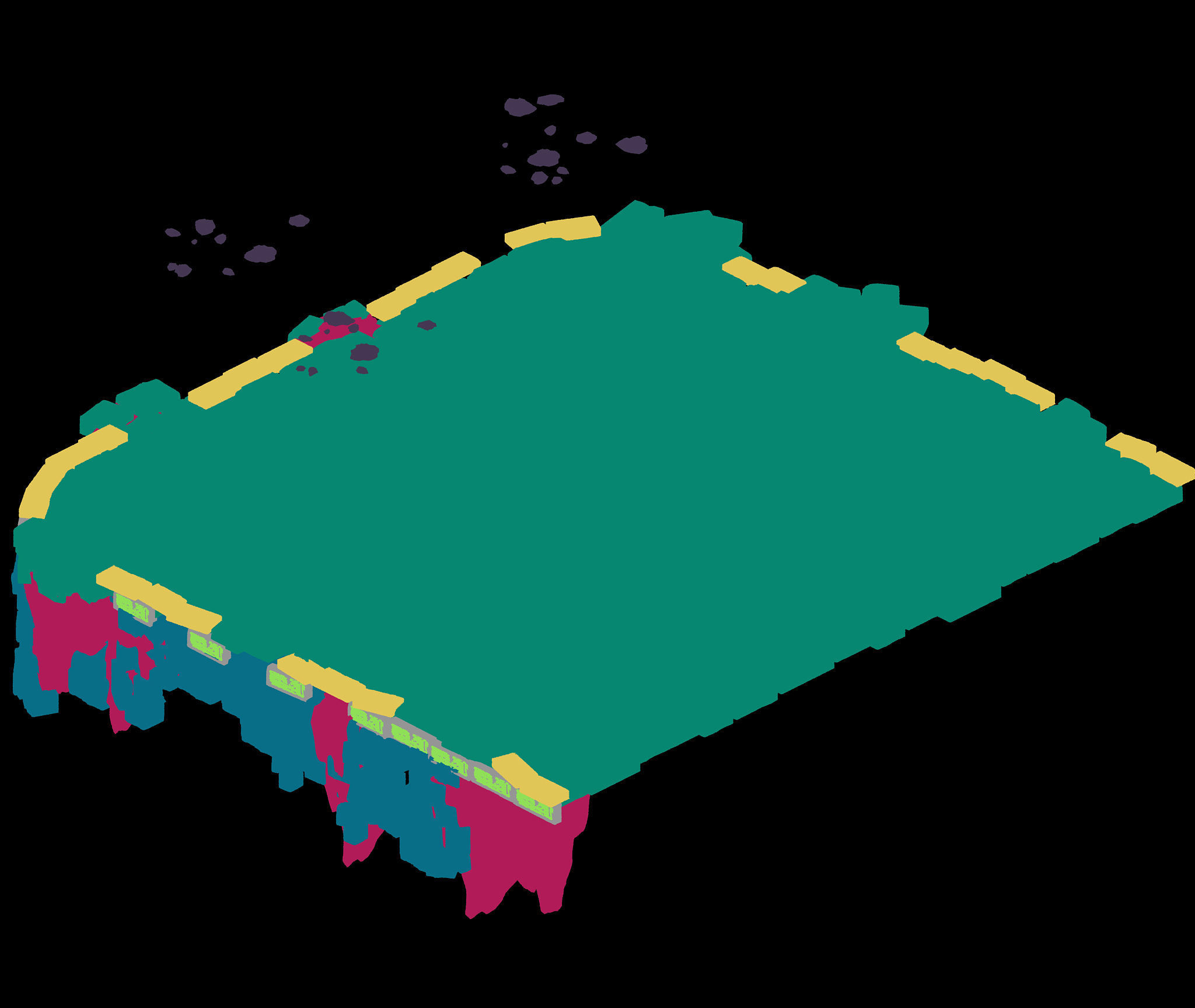 Real Palace-Lower Terrain 3D model_2