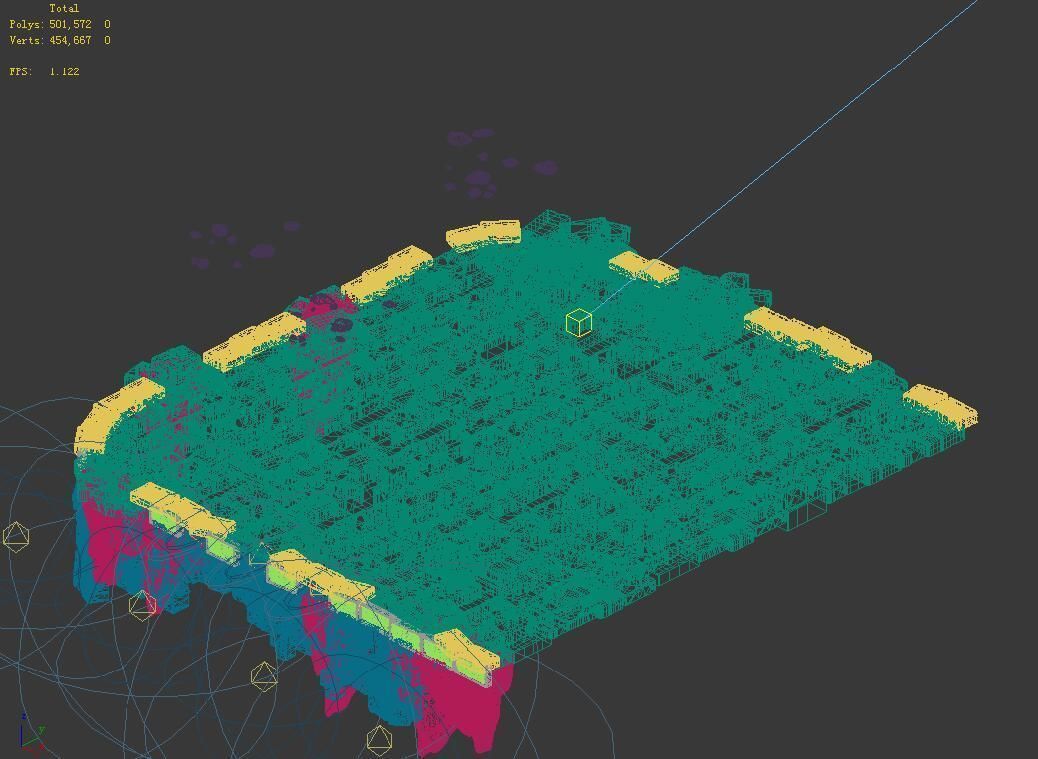 Real Palace-Lower Terrain 3D model_4
