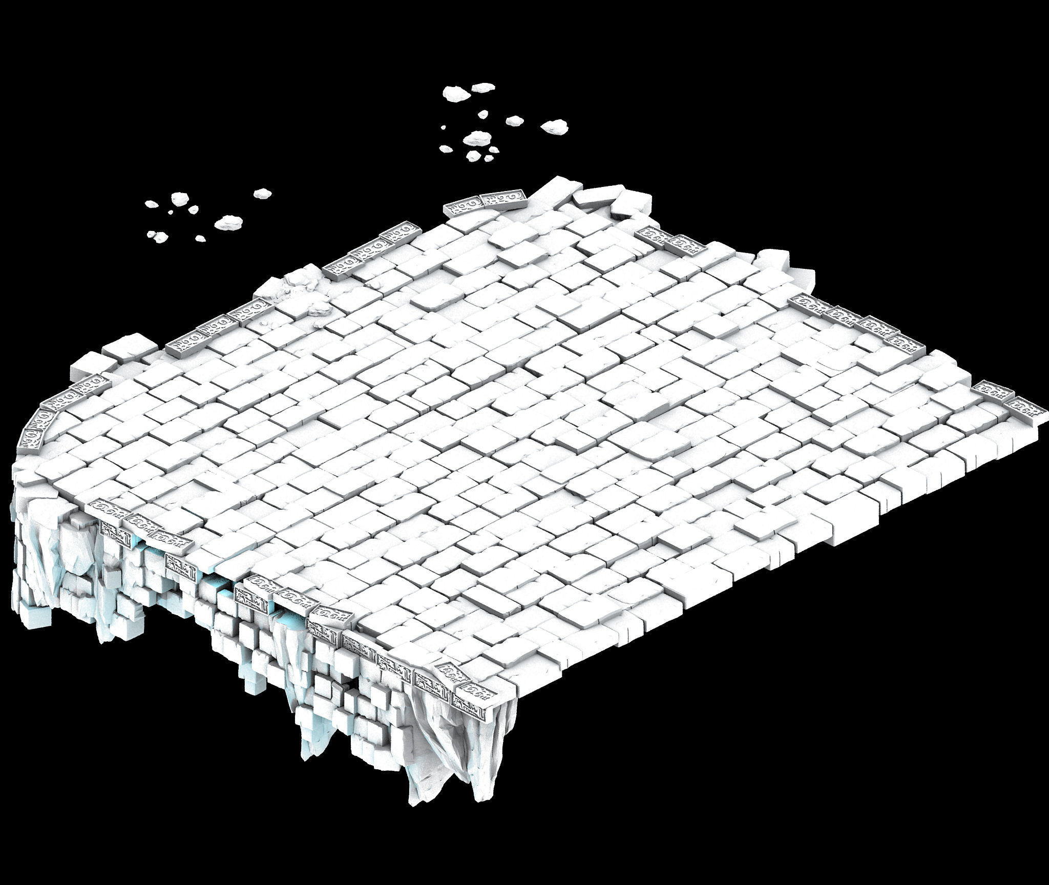 Real Palace-Lower Terrain 3D model_3