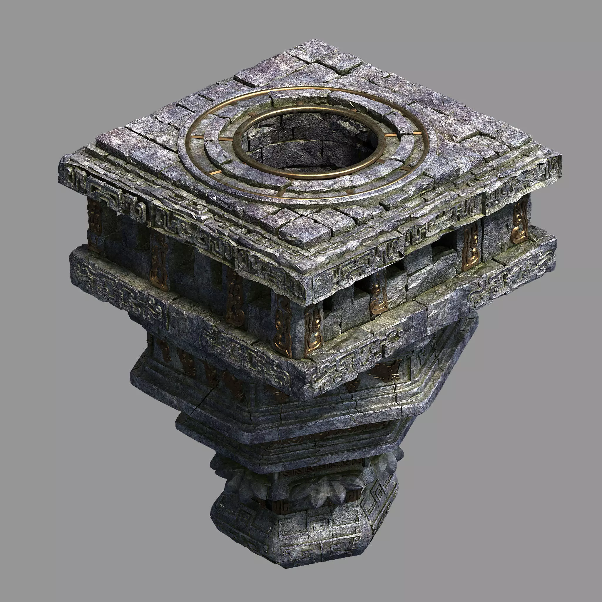 Zhentian Palace-Disc Platform 3D model_0