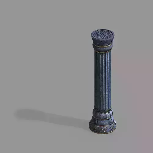 Zhentian Palace-Pillar 1 3D model