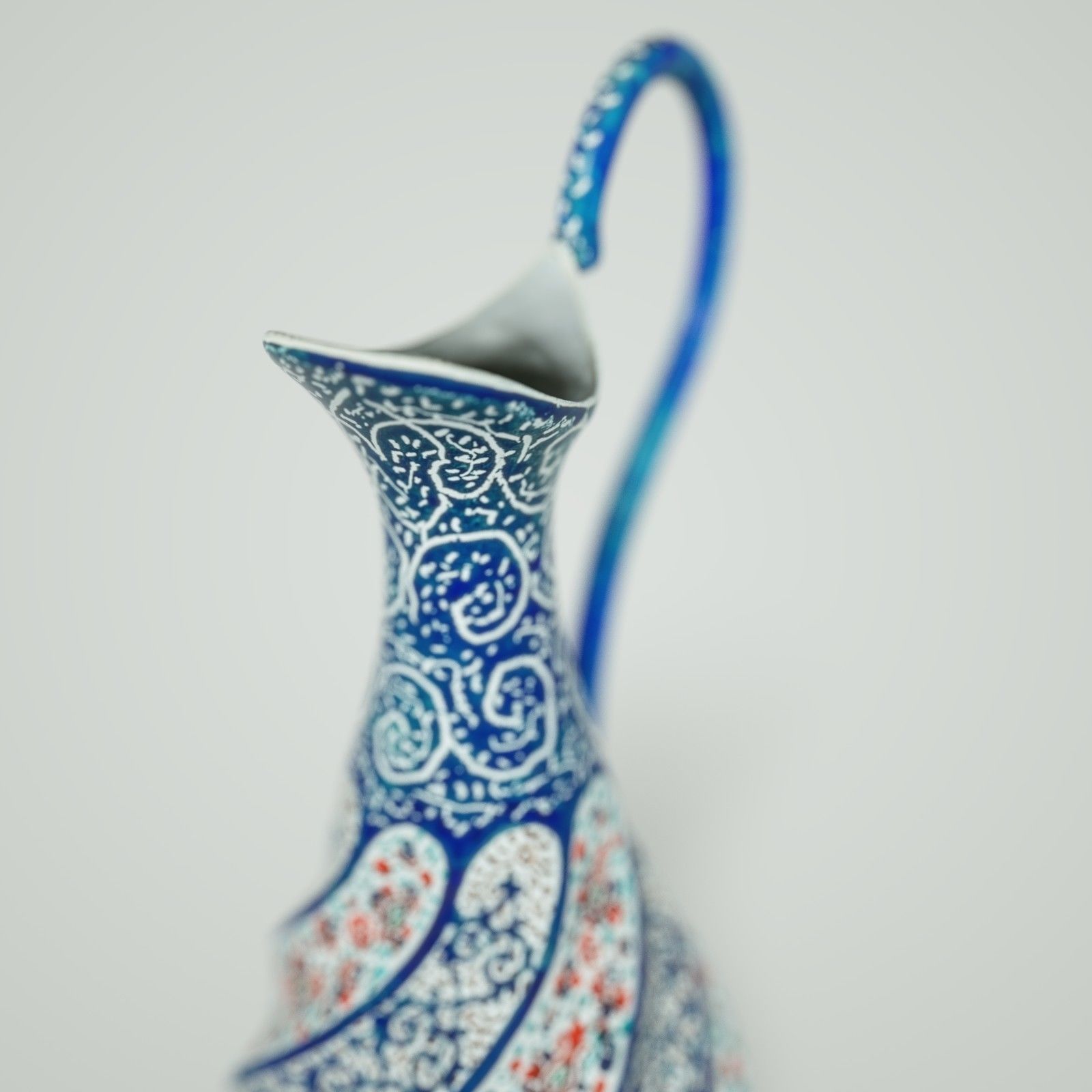 Water Vase Low-poly 3D model_4