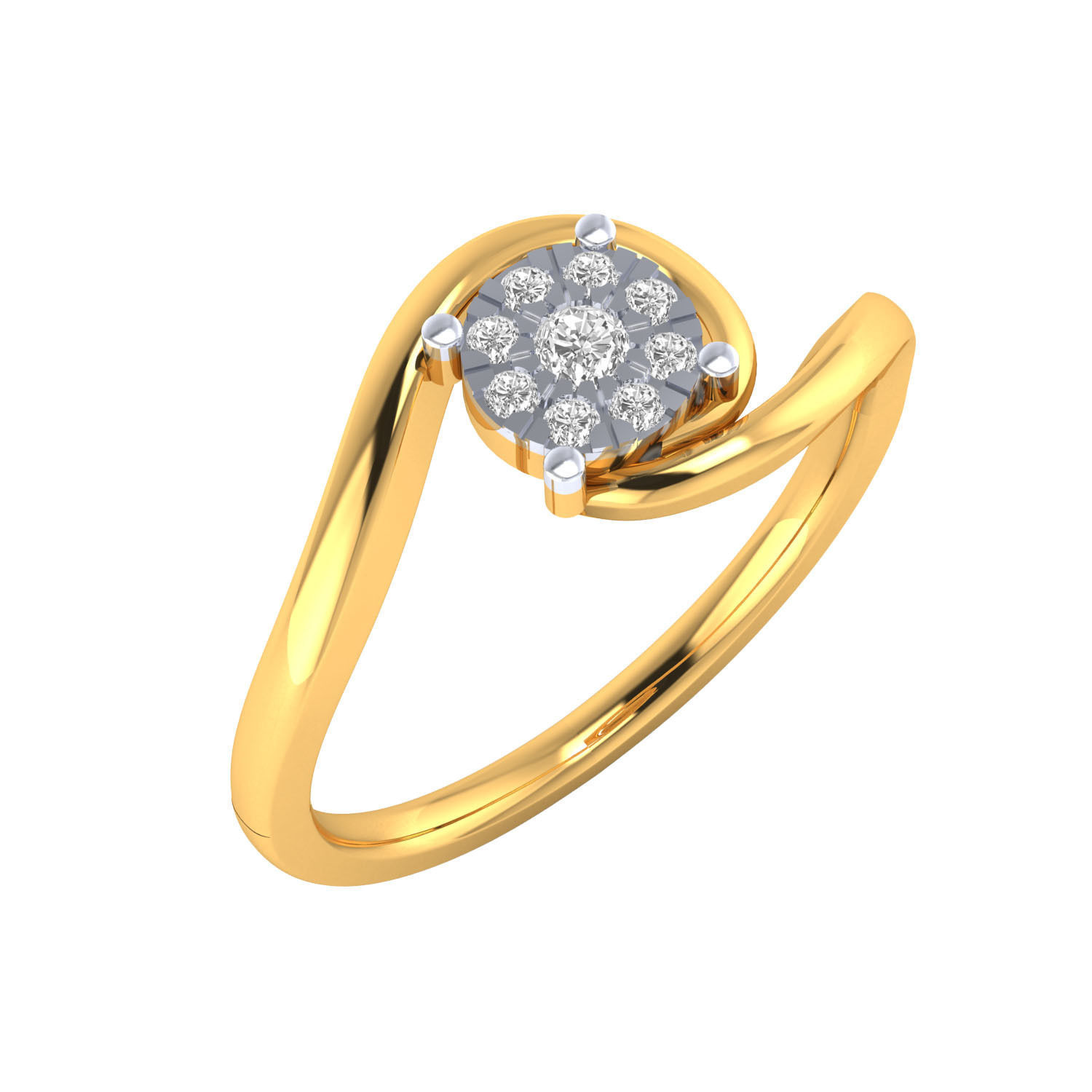 Women ring 3dm render 3D print model 3D print model_3