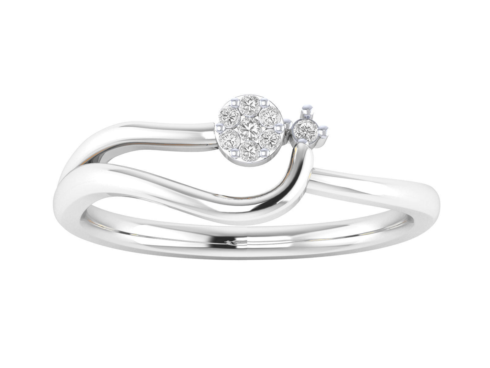 Women ring 3dm render 3D print model 3D print model_8