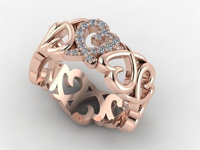 Paloma Picasso Tiffany ring 3D print model