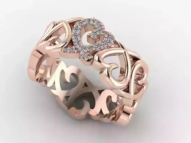 Paloma Picasso Tiffany ring 3D print model