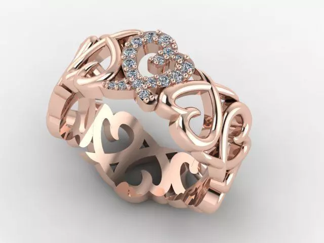 Paloma Picasso Tiffany ring 3D print model