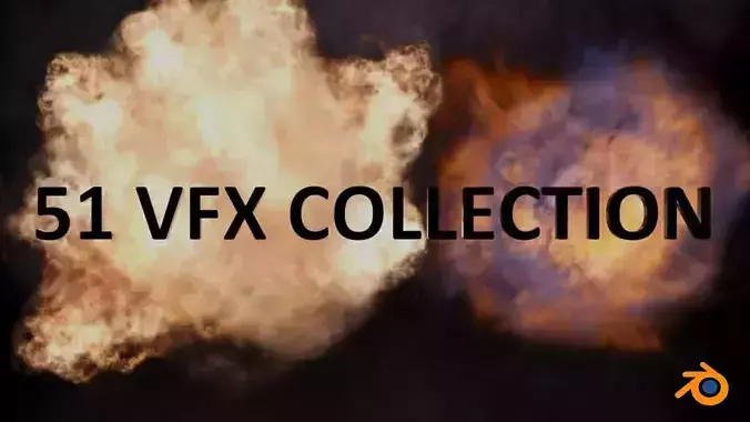 51 VFX Collection Low-poly 3D model