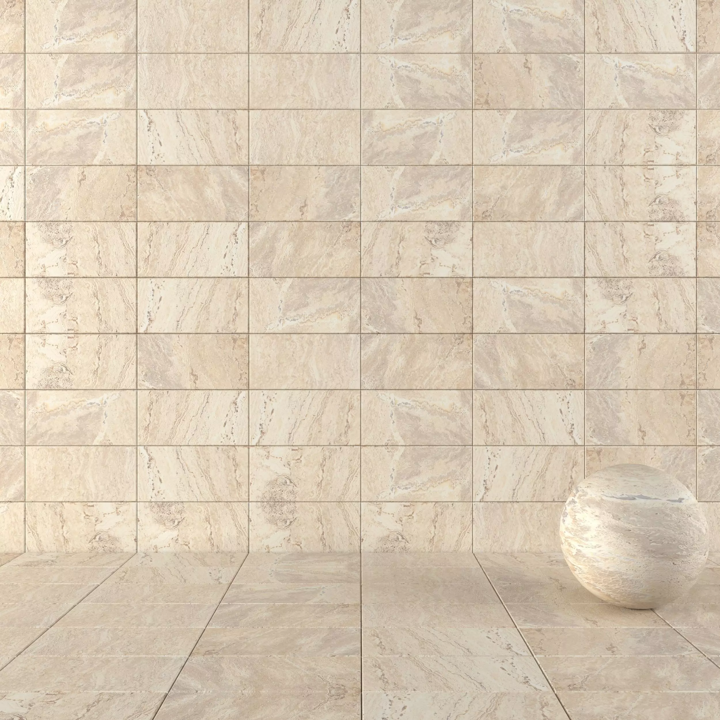Stone Wall Tiles Antico Sand 30x60 Set 1 Texture_0