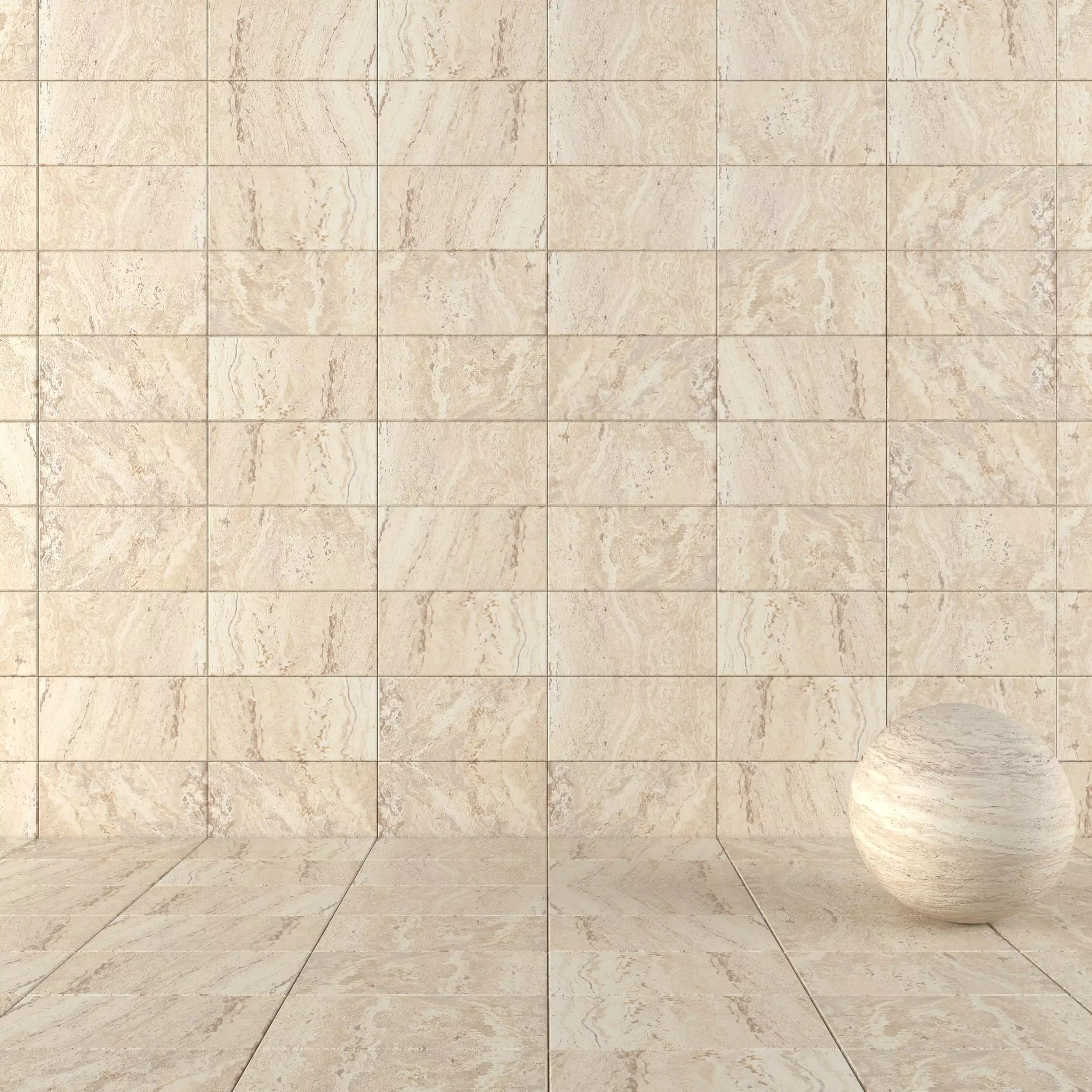 Stone Wall Tiles Antico Sand 30x60 Set 2 Texture_0