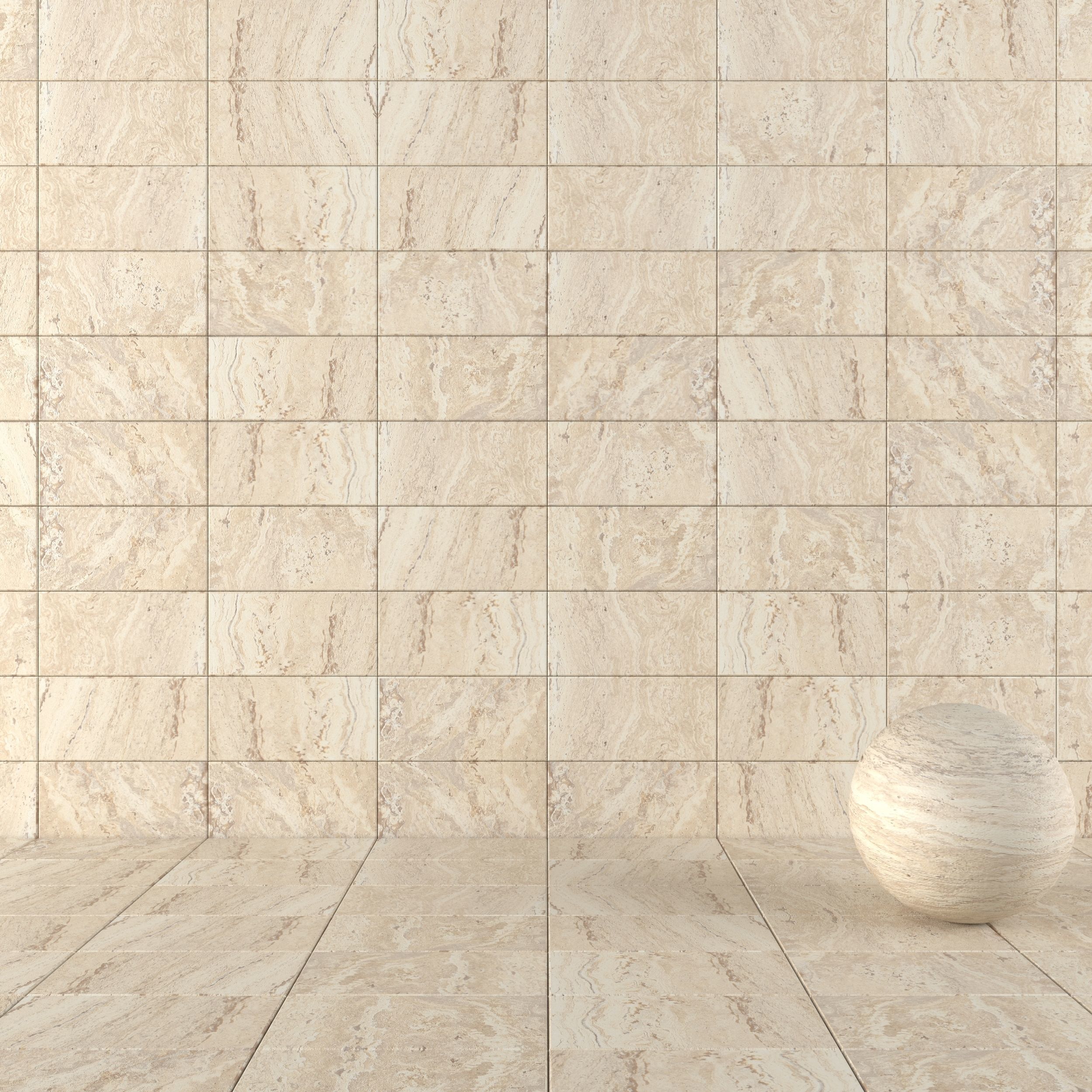 Stone Wall Tiles Antico Sand 30x60 Set 2 Texture_6