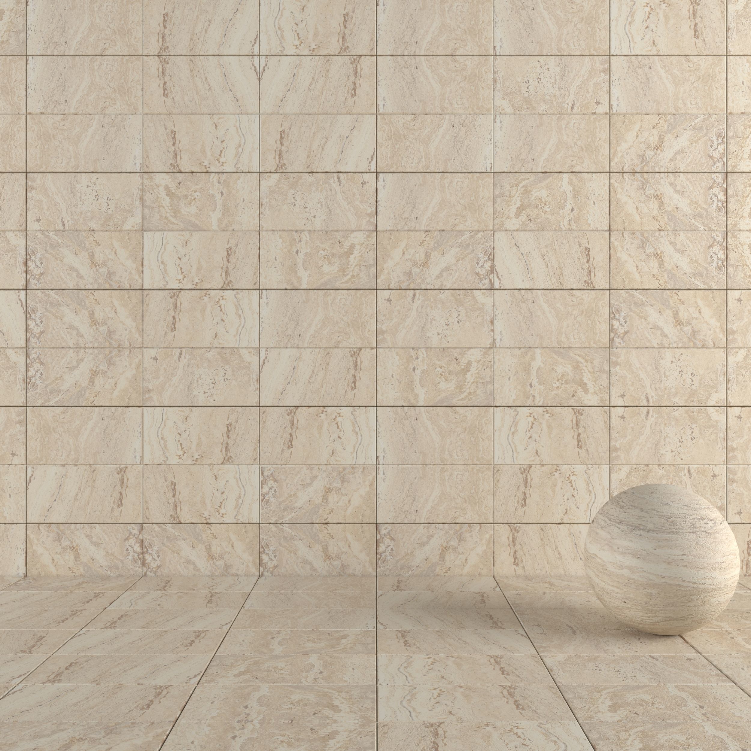 Stone Wall Tiles Antico Sand 30x60 Set 2 Texture_4