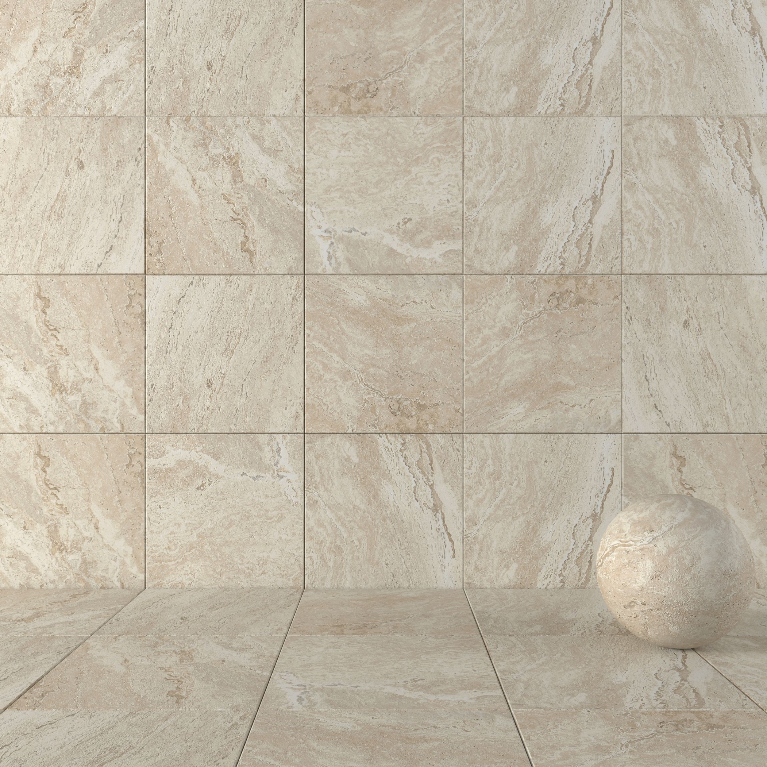 Stone Wall Tiles Antico Sand 80x80 Set 1 Texture_6