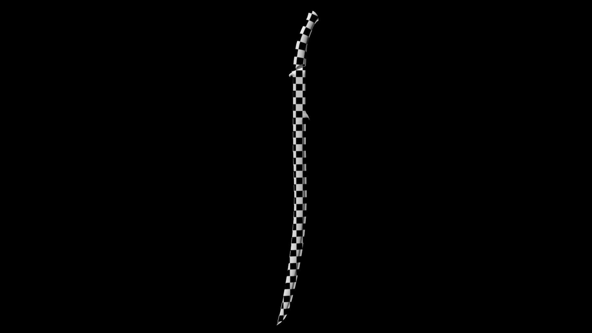 Hadhafang Sword from The Lord of The Rings Movie Low-poly 3D model_18