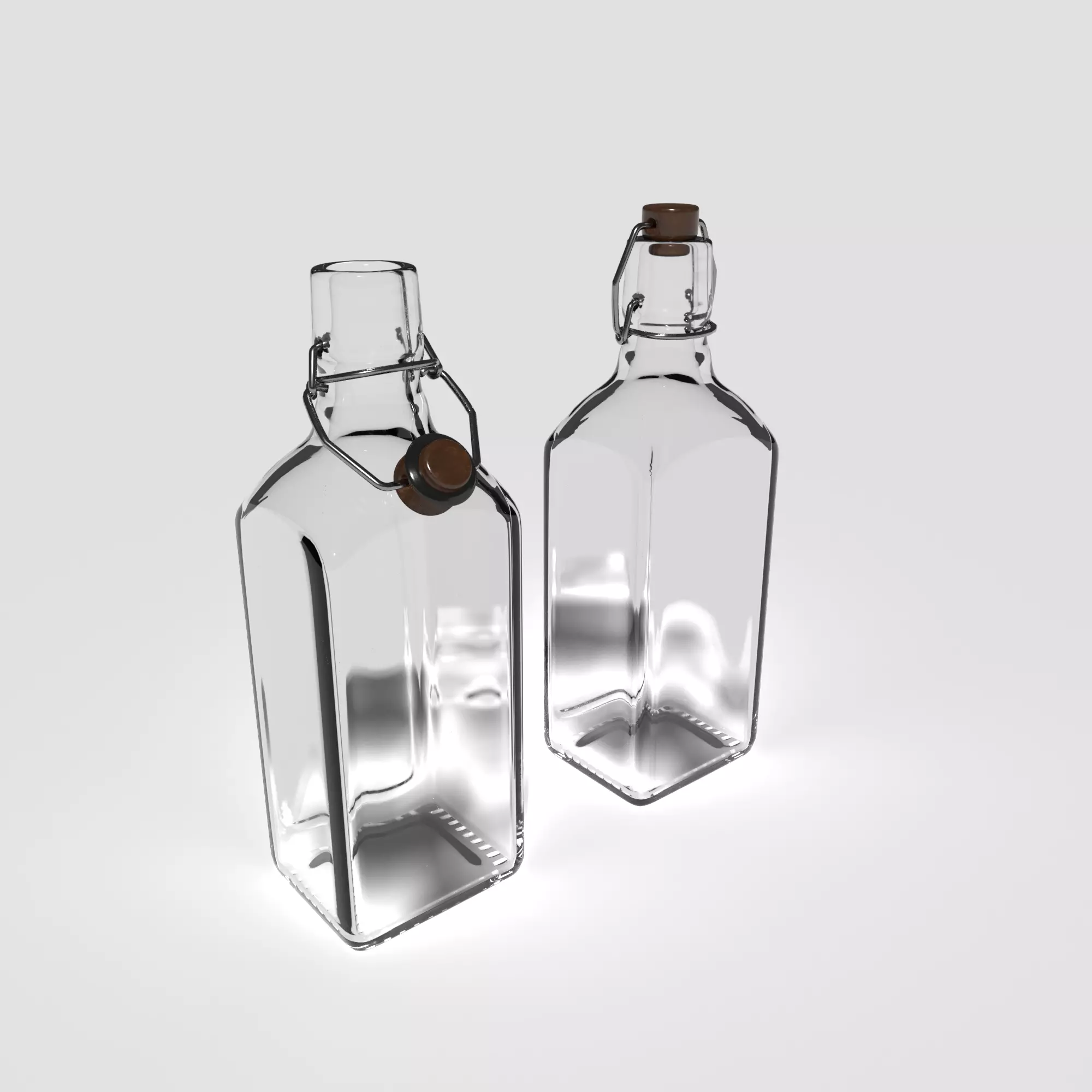 Glass Bottle 3D model