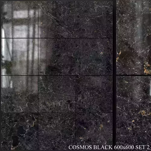 Yurtbay Seramik Cosmos Black 600x600 Set 2