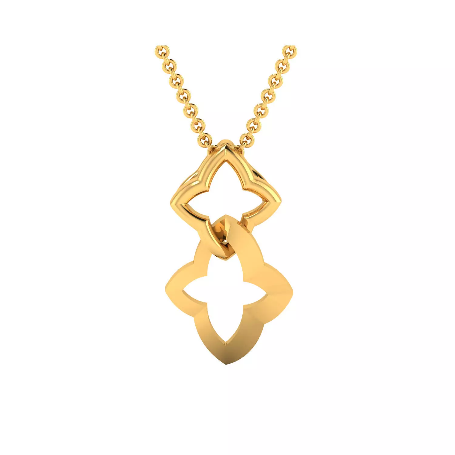 Pendant-25640 pendant with diamond in middle 3D print model_0