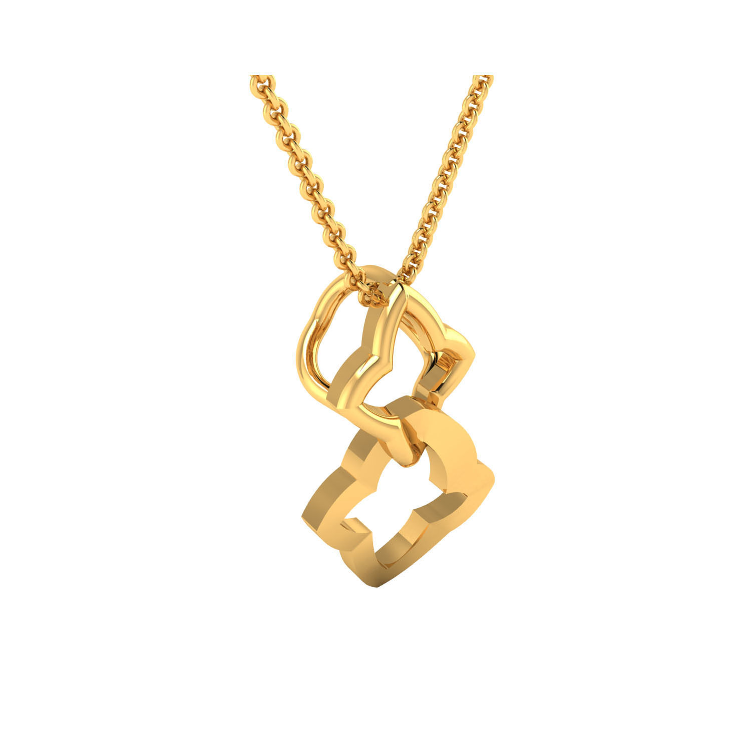 Pendant-25640 pendant with diamond in middle 3D print model_5