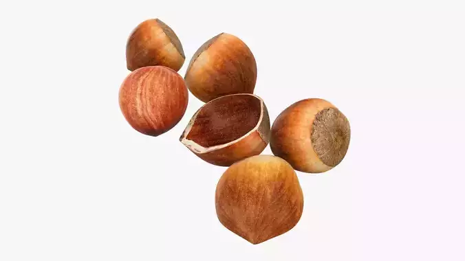 Hazelnuts 03 3D model