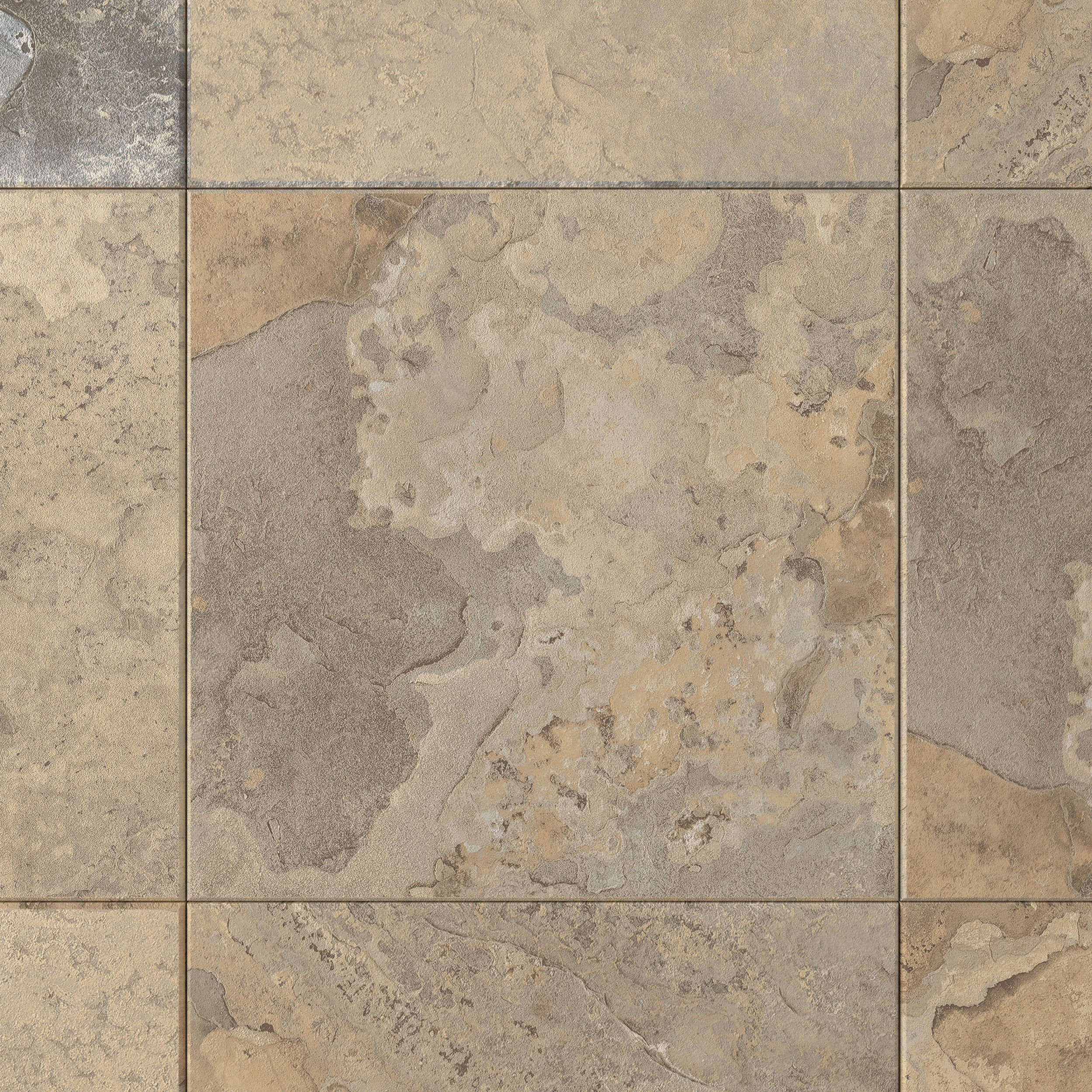 Stone Wall Tiles Kayah Autumn 80x80 Set 1 Texture_1
