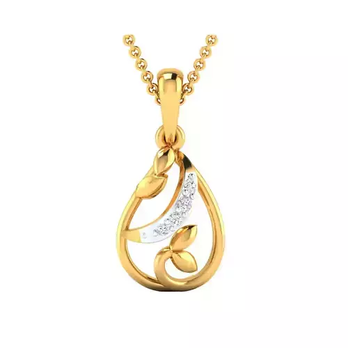 Pendant-25511 diamond pendant on chain