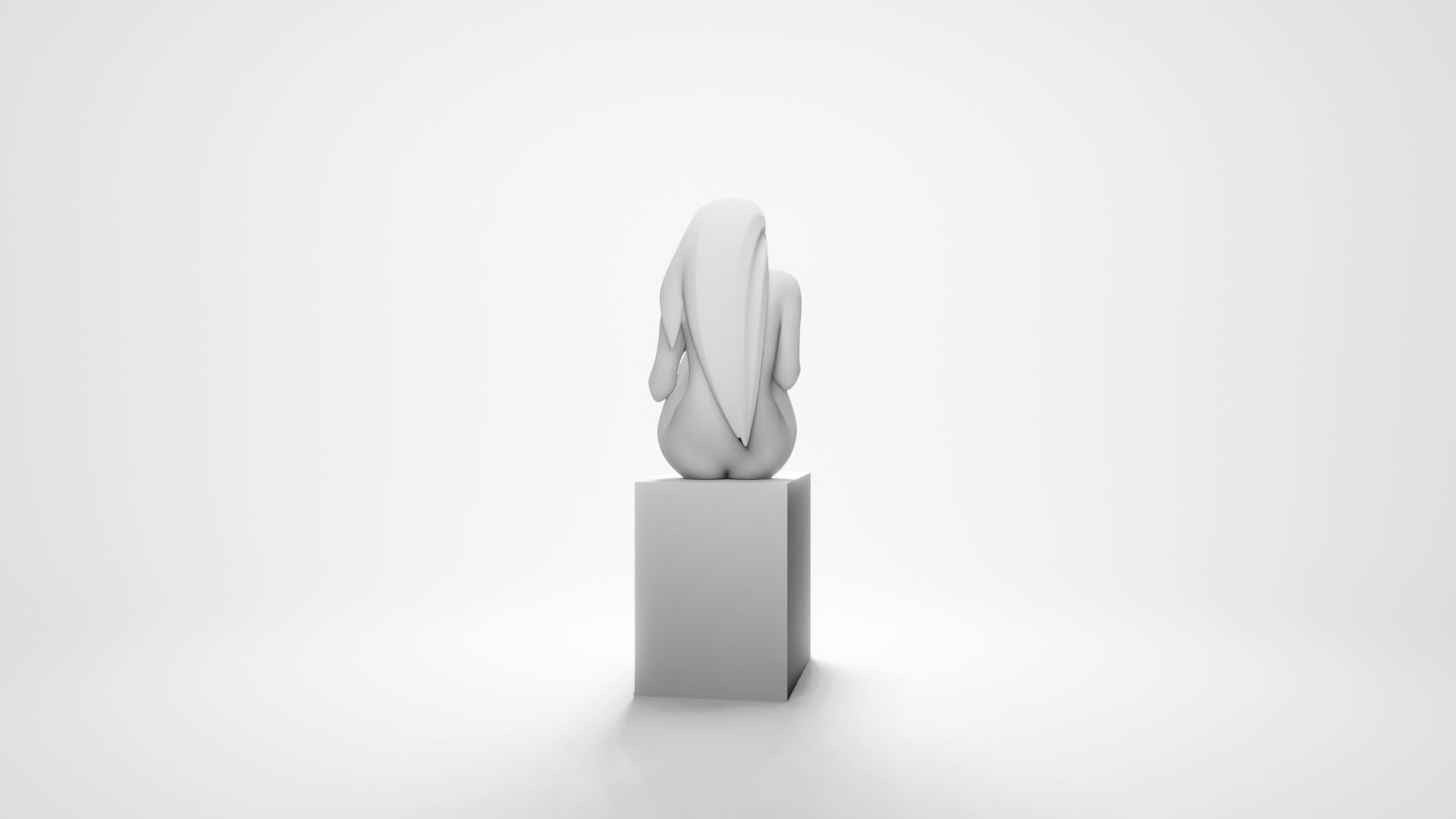 Woman sitting 5 3D print model_8