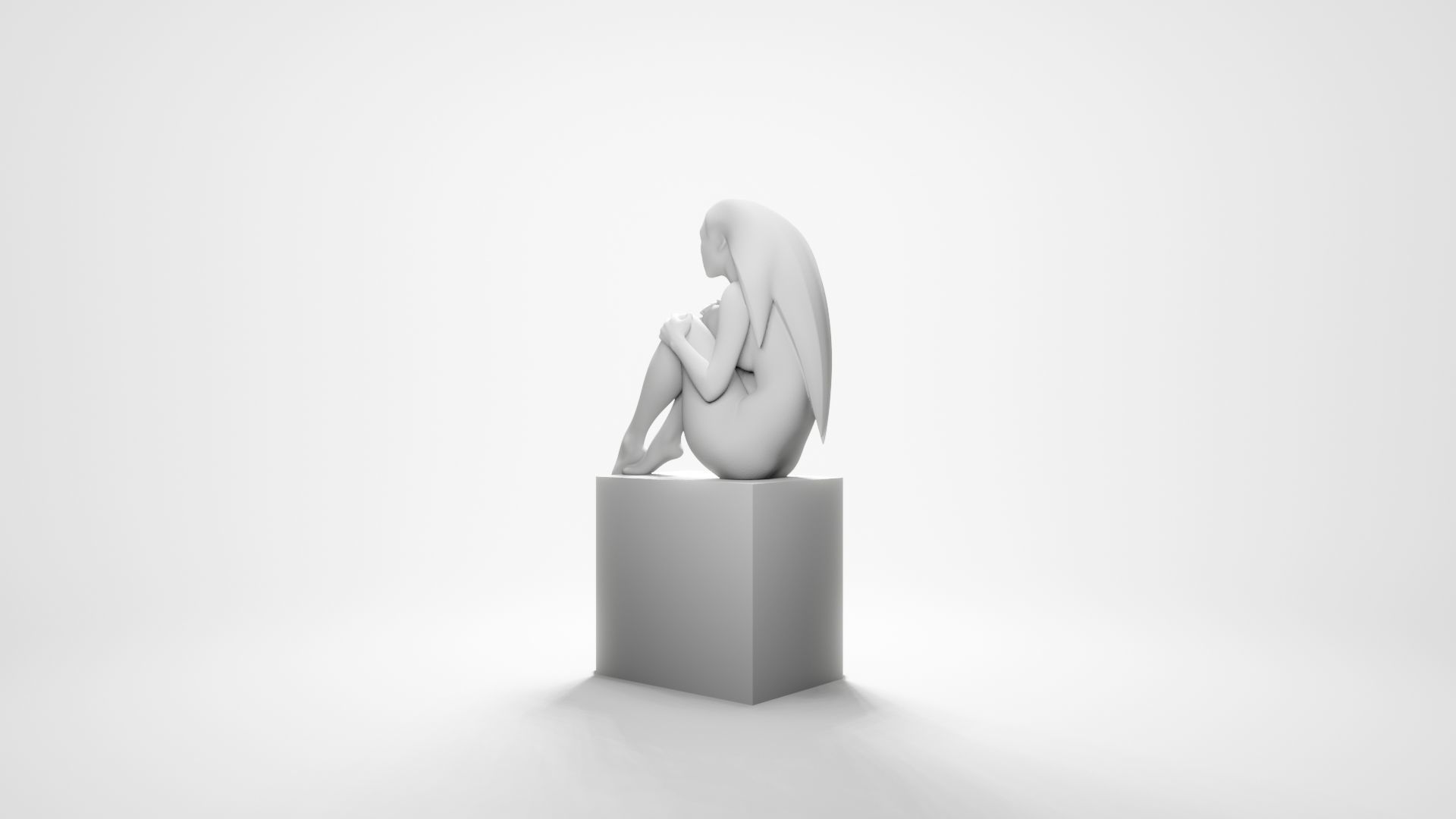 Woman sitting 5 3D print model_6