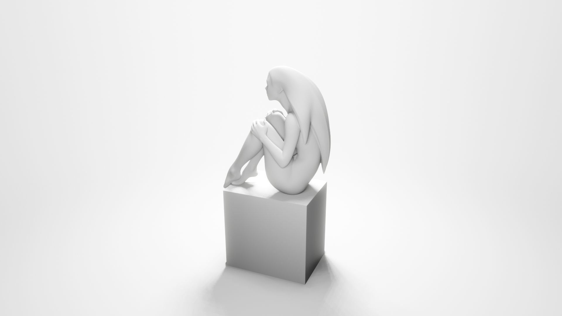 Woman sitting 5 3D print model_12