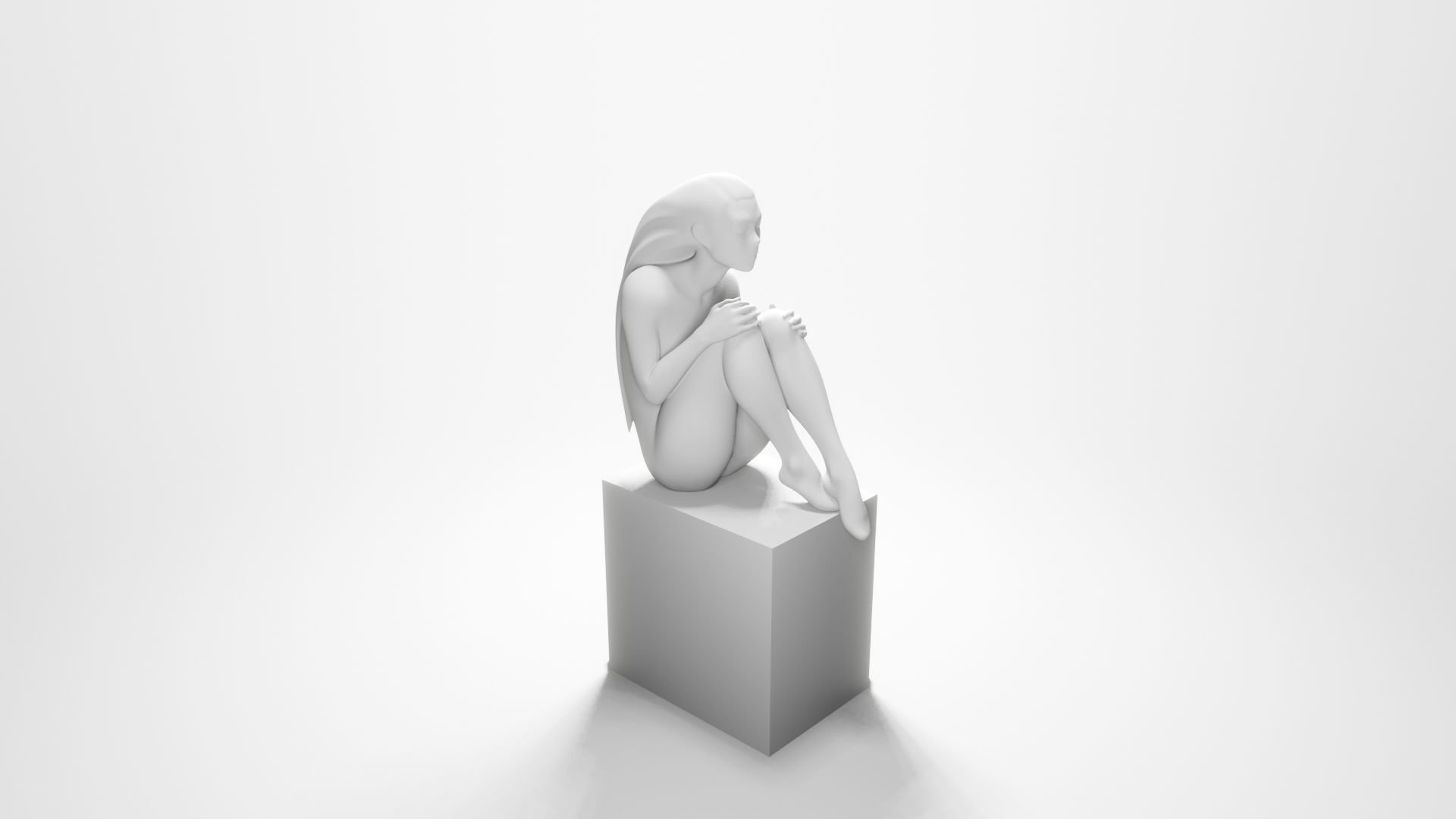 Woman sitting 5 3D print model_13