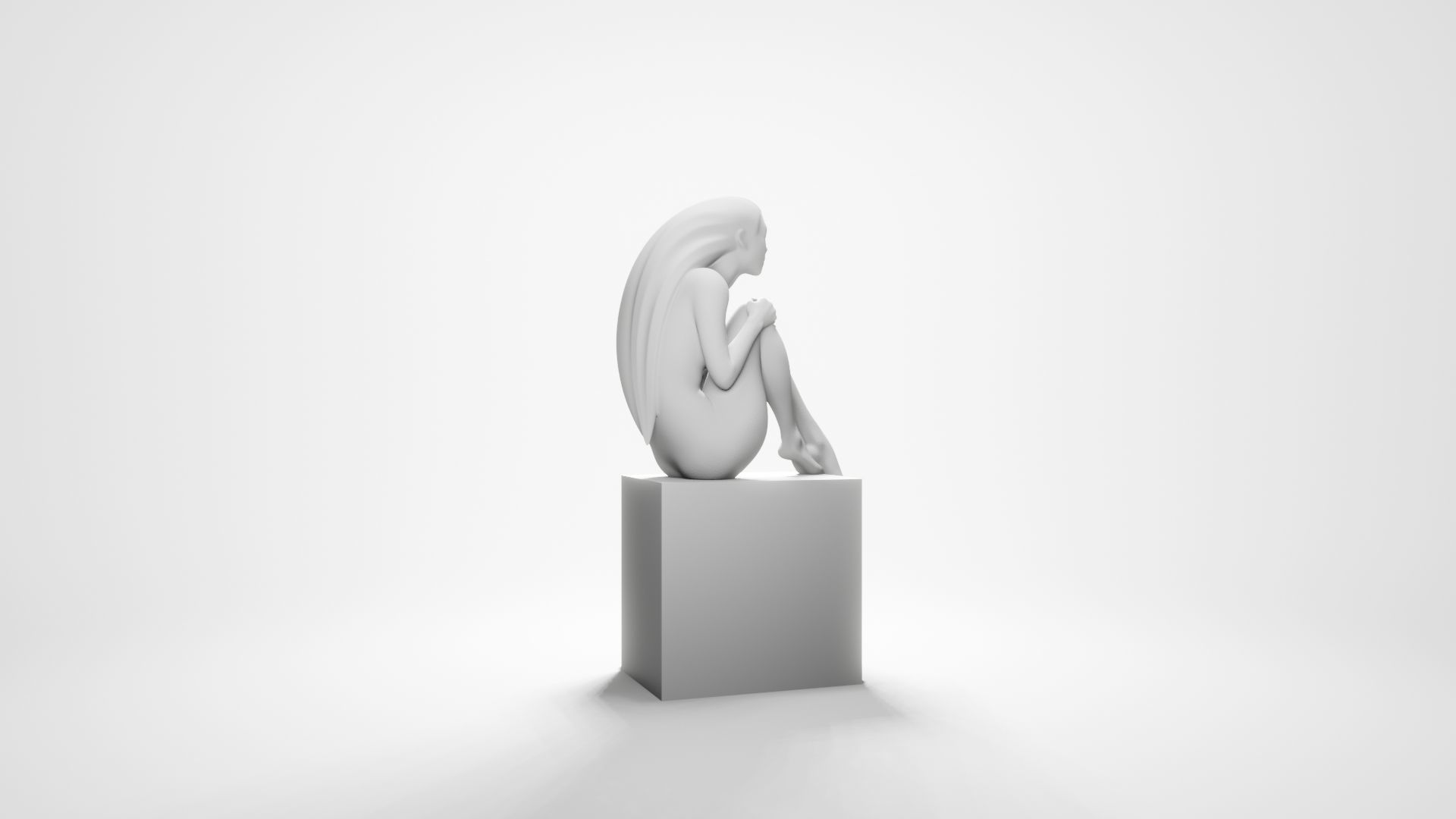 Woman sitting 5 3D print model_10