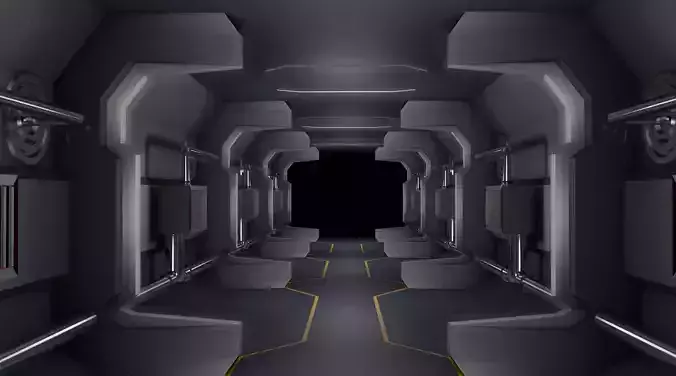sci fi corridor 