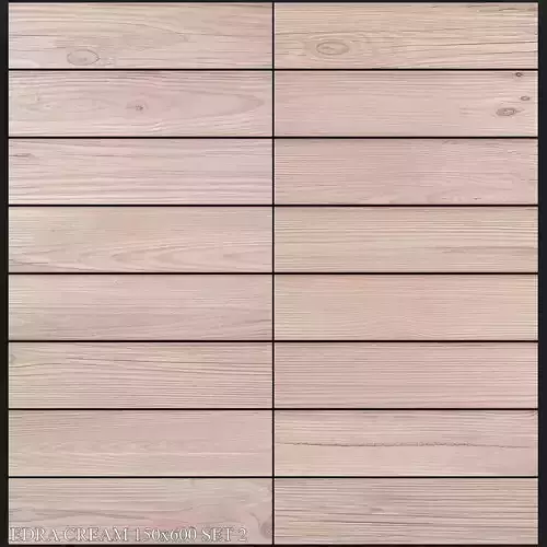 Yurtbay Seramik Edra Cream 150x600 Set 2