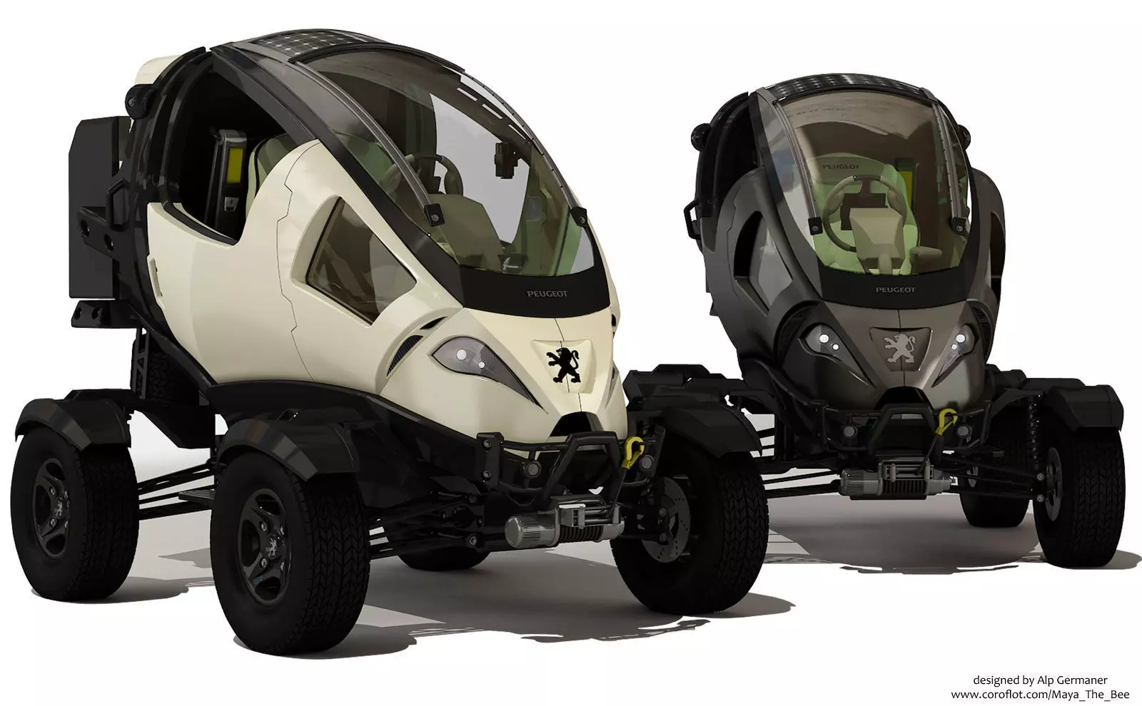 capsule peugeot car 3D model_0