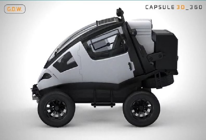 capsule peugeot car 3D model_5