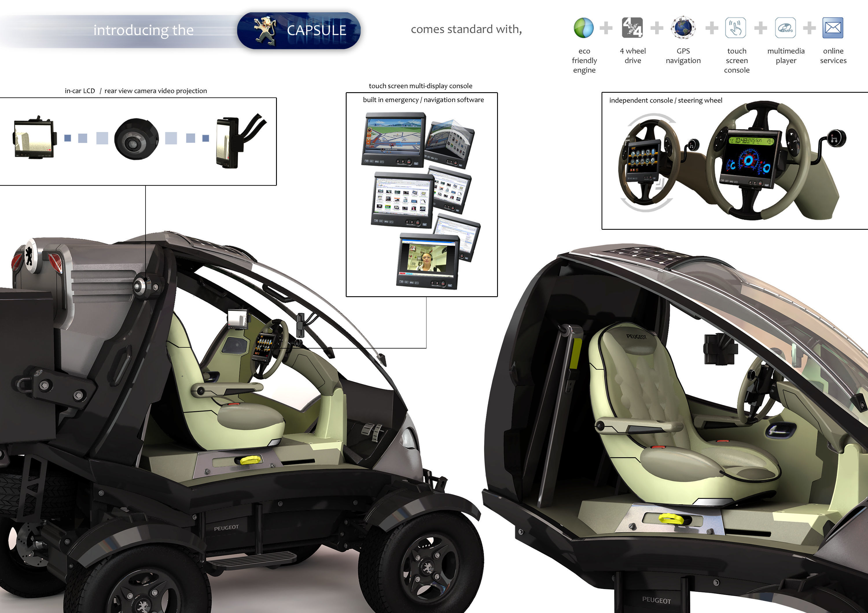 capsule peugeot car 3D model_7