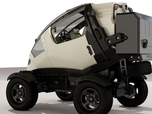 capsule peugeot car 3D model_2