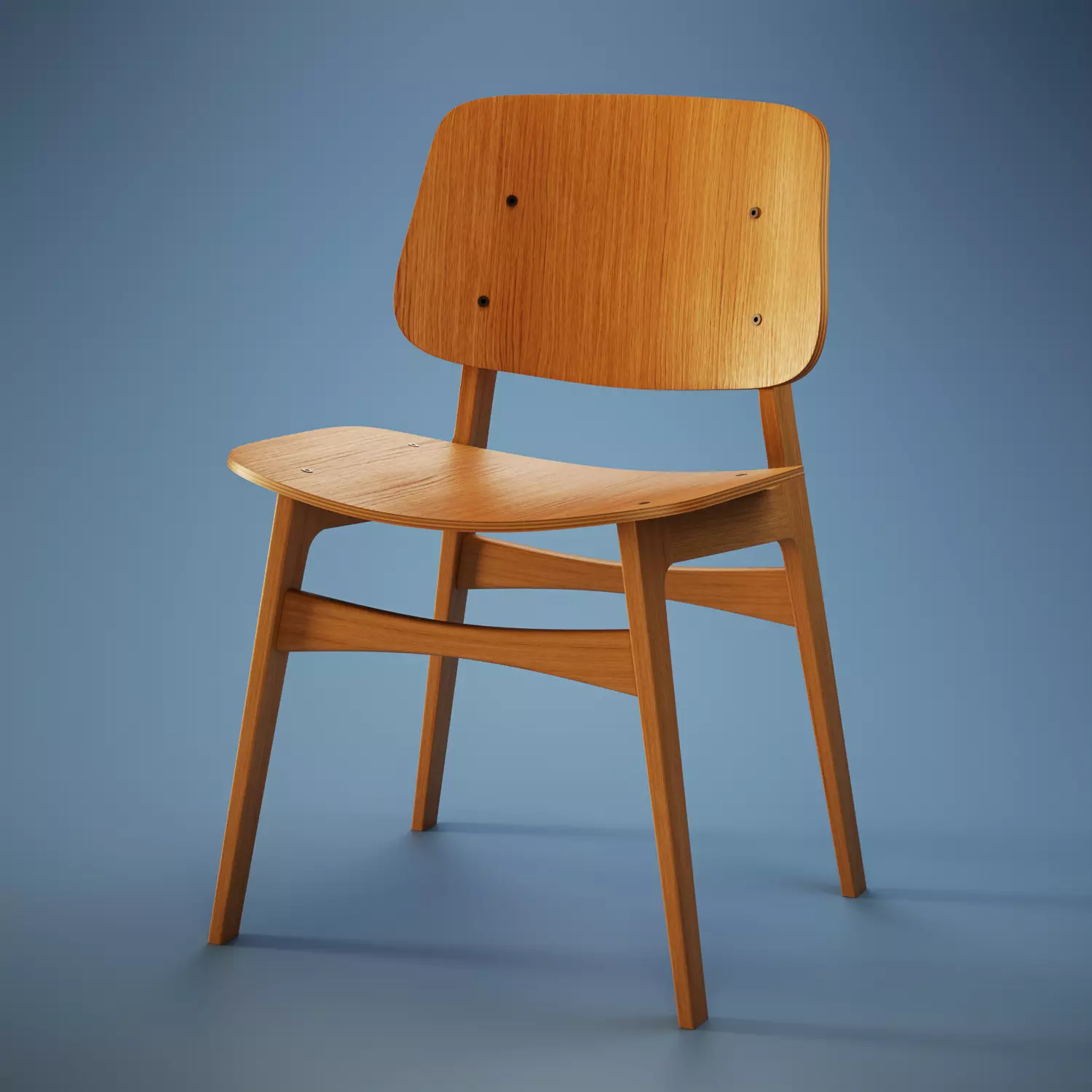 Soborg Chair 3D model_0