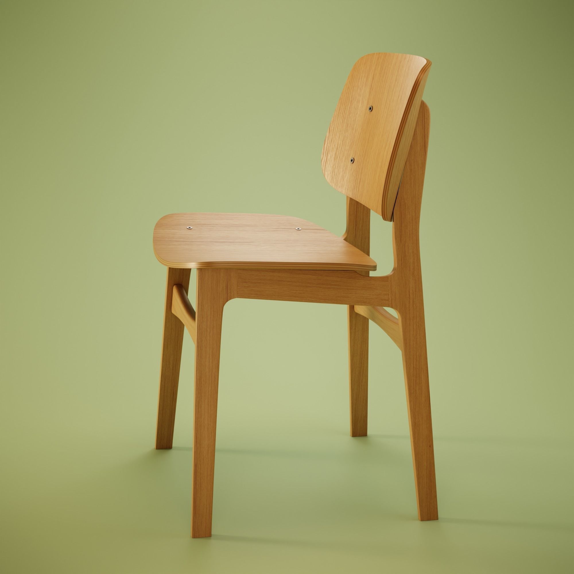 Soborg Chair 3D model_1