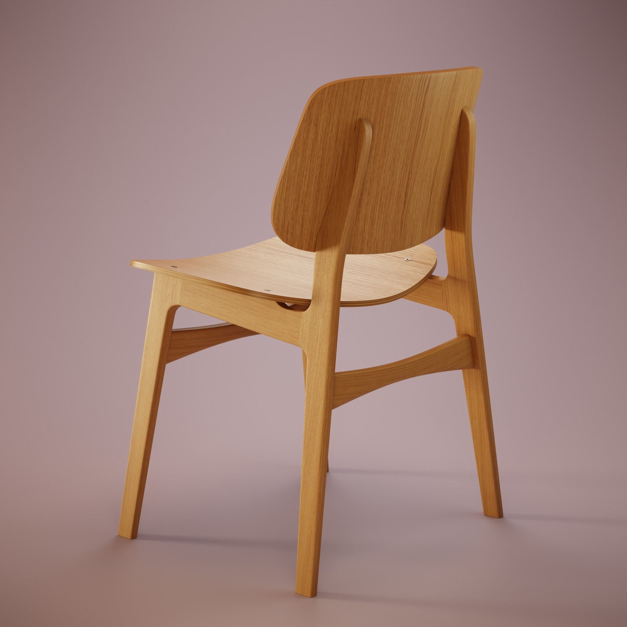 Soborg Chair 3D model_2