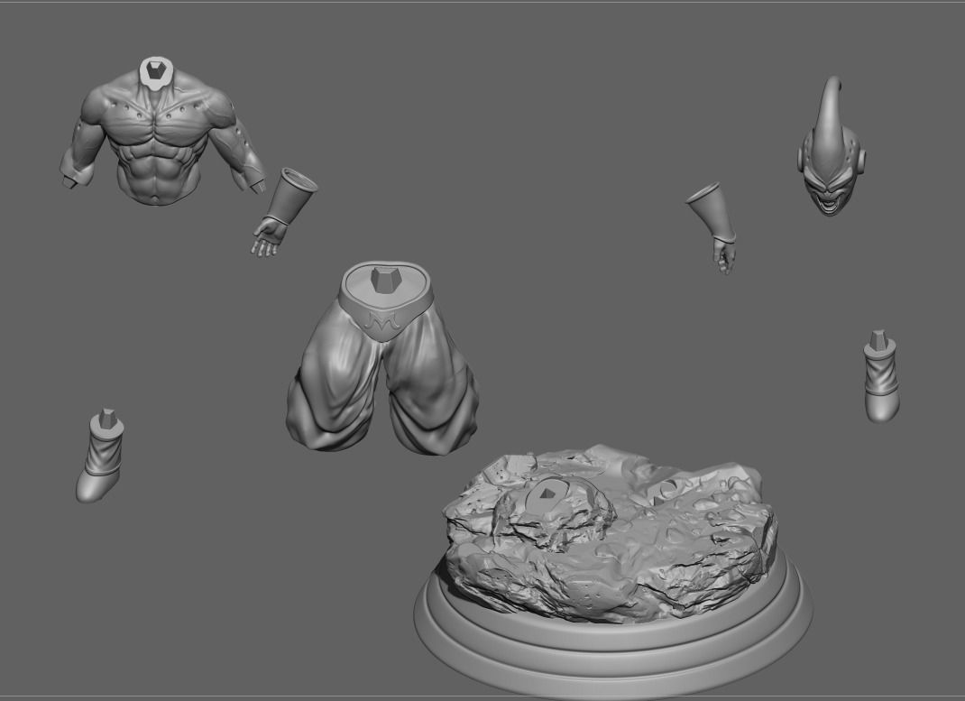 Dragon Ball  Kid Buu 3D print model_4