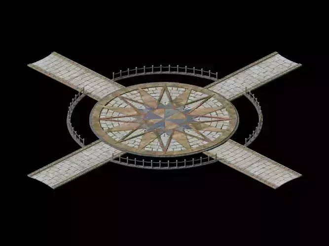 Main city-outside the main hall-square